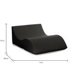 Letto doppia piazza pieghevole 50x100cm nero - Amorina