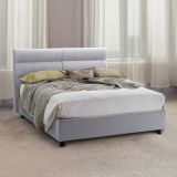 Letto due piazze con contenitore grigio 177x228cm - Bedero