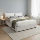 Letto francese classico bianco 155x215cm - Arry