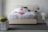 Letto francese contenitore beige 155x215cm - Aros