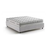 Letto francese contenitore bianco 155x215cm - Azuko