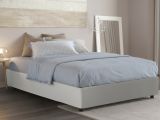 Letto francese contenitore bianco 155x215cm - Azuko
