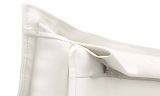 Letto francese in legno bianco 155x205cm - Amelh