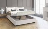 Letto francese in legno bianco 155x205cm - Amelh