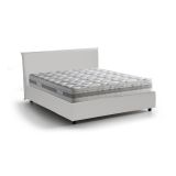 Letto francese materasso incluso bianco 155x215cm - Morganite