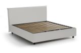 Letto francese materasso incluso bianco 155x215cm - Morganite
