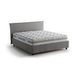 Letto francese minimal grigio 155x205cm - Alion