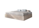 Letto francese moderno rovere 195x149cm - Orlene