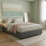 Letto francese per ospiti grigio 155x205cm - Attilino
