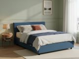 Letto francese salvaspazio blu 155x205cm - Alion