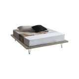 Letto matrimoniale beige 180x215cm sfoderabile - Pietersite