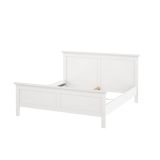 Letto matrimoniale bianco 178x210cm - Arika