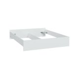 Letto matrimoniale bianco 196x166cm - Adia