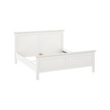 Letto matrimoniale bianco 199x210cm - Fusi