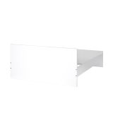 Letto matrimoniale bianco lucido 166x206cm vano a giorno - Nilofar