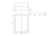 Letto Matrimoniale Bianco Opaco Testiera Dettaglio Geometrico Imbottito, Dimensione Materasso 160x200 cm - Gamalero