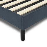 Letto matrimoniale blu 169x204cm imbottito - Morpheus