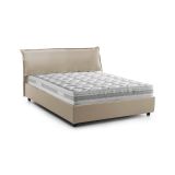 Letto matrimoniale con contenitore beige 175x215cm - Aishia