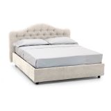 Letto matrimoniale con contenitore beige 190x210cm - Allik