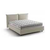 Letto matrimoniale con contenitore beige 190x225cm - Arcole