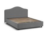 Letto matrimoniale con contenitore grigio 175x205cm - Akym