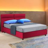 Letto matrimoniale con contenitore rosso 177x216cm - Asica
