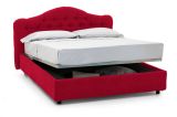 Letto matrimoniale con contenitore rosso 190x210cm - Allik