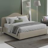 Letto matrimoniale con contenitore tortora 175x205cm - Akym