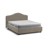 Letto matrimoniale con contenitore tortora 175x205cm - Akym