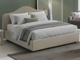 Letto matrimoniale con contenitore tortora 175x205cm - Akym