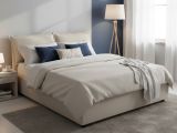Letto matrimoniale contenitore beige 175x205cm classico - Amelinda