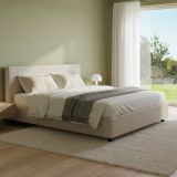 Letto matrimoniale contenitore beige 175x205cm rete inclusa - Annibale