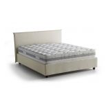 Letto matrimoniale contenitore beige 175x215cm rivestimento lavabile - Ariadni