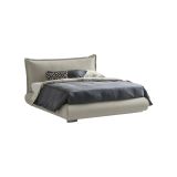Letto matrimoniale contenitore beige 180x220cm classico - Geras