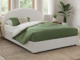 Letto matrimoniale contenitore bianco 175x205cm classico - Adelfia