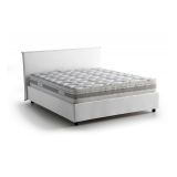 Letto matrimoniale contenitore bianco 175x205cm minimal - Anassimene