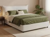 Letto matrimoniale contenitore bianco 175x215cm chic - Aldus