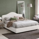 Letto matrimoniale contenitore bianco 175x215cm classico - Verdite