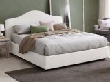 Letto matrimoniale contenitore bianco 175x215cm classico - Verdite
