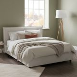 Letto matrimoniale contenitore bianco 175x215cm con materasso - Gerase