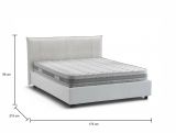Letto matrimoniale contenitore bianco 175x215cm con materasso - Gerase