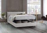 Letto matrimoniale contenitore bianco 175x215cm con materasso - Gerase
