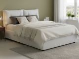 Letto matrimoniale contenitore bianco 175x215cm salvaspazio - Calcite