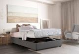 Letto matrimoniale contenitore grigio 175x205cm - Annibale