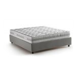 Letto matrimoniale contenitore grigio 175x205cm rivestimento lavabile - Apel