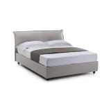 Letto matrimoniale contenitore grigio 175x205cm robusto - Amilcare