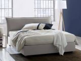 Letto matrimoniale contenitore grigio 175x205cm robusto - Amilcare