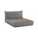 Letto matrimoniale contenitore grigio 175x205cm struttura in legno - Alabaster