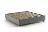 Letto matrimoniale contenitore grigio 175x215cm - Alaska
