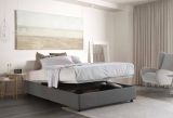 Letto matrimoniale contenitore grigio 175x215cm - Alaska